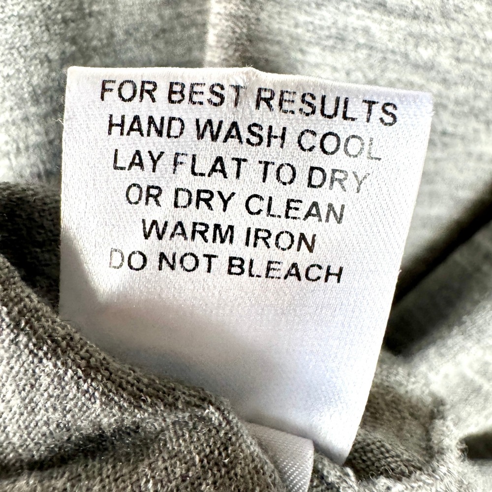 Peter Millar Womens Excursionist Flex Popover Hoodie L Gale Gray Wool Blend Golf - Picture 11 of 11